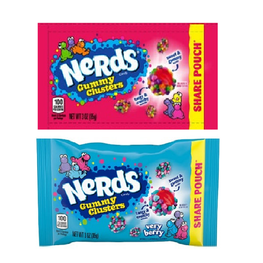 Nerds Gummy Clusters King Size  Very Berry 3 oz