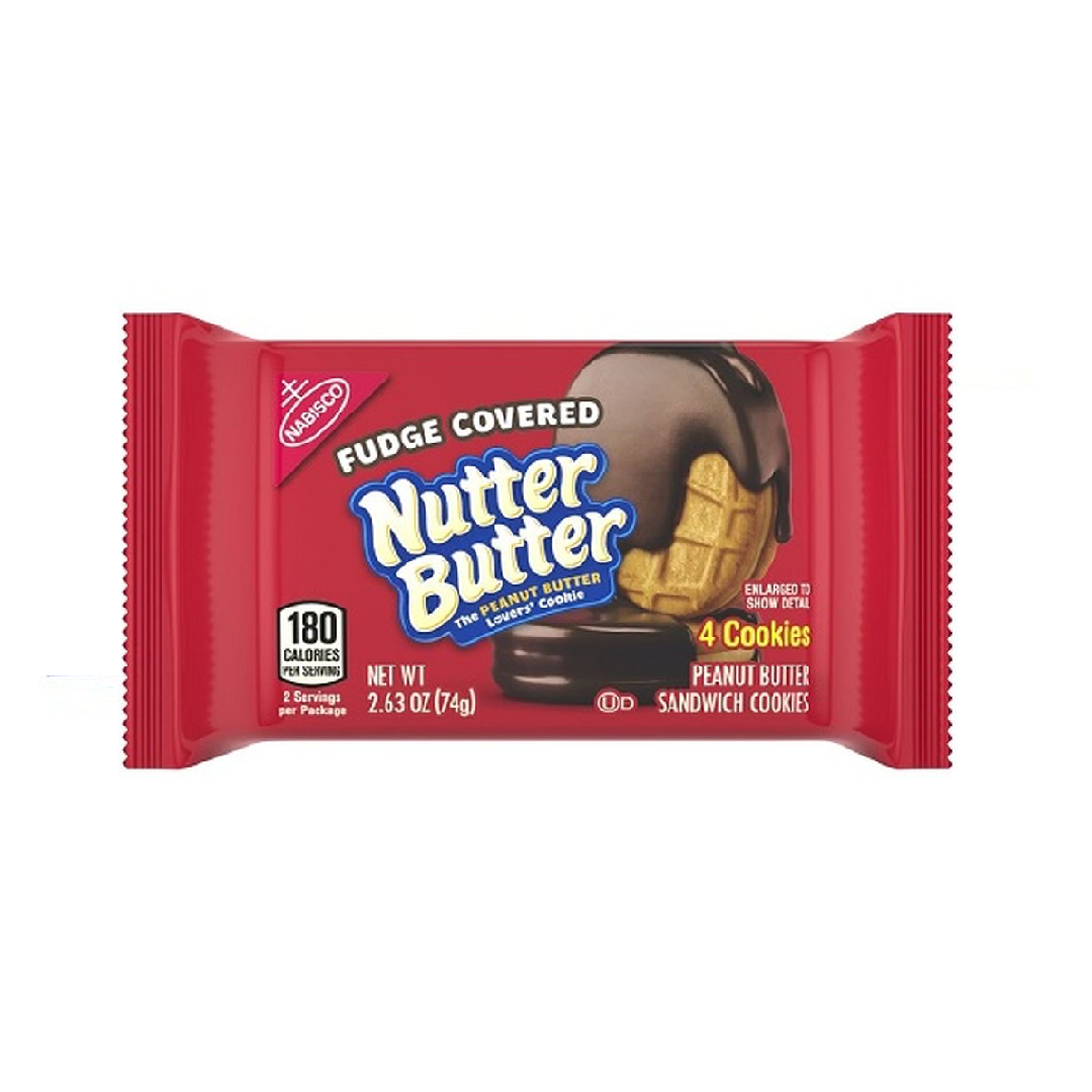 Nutter Butter Fudge Covered King Size Cookies