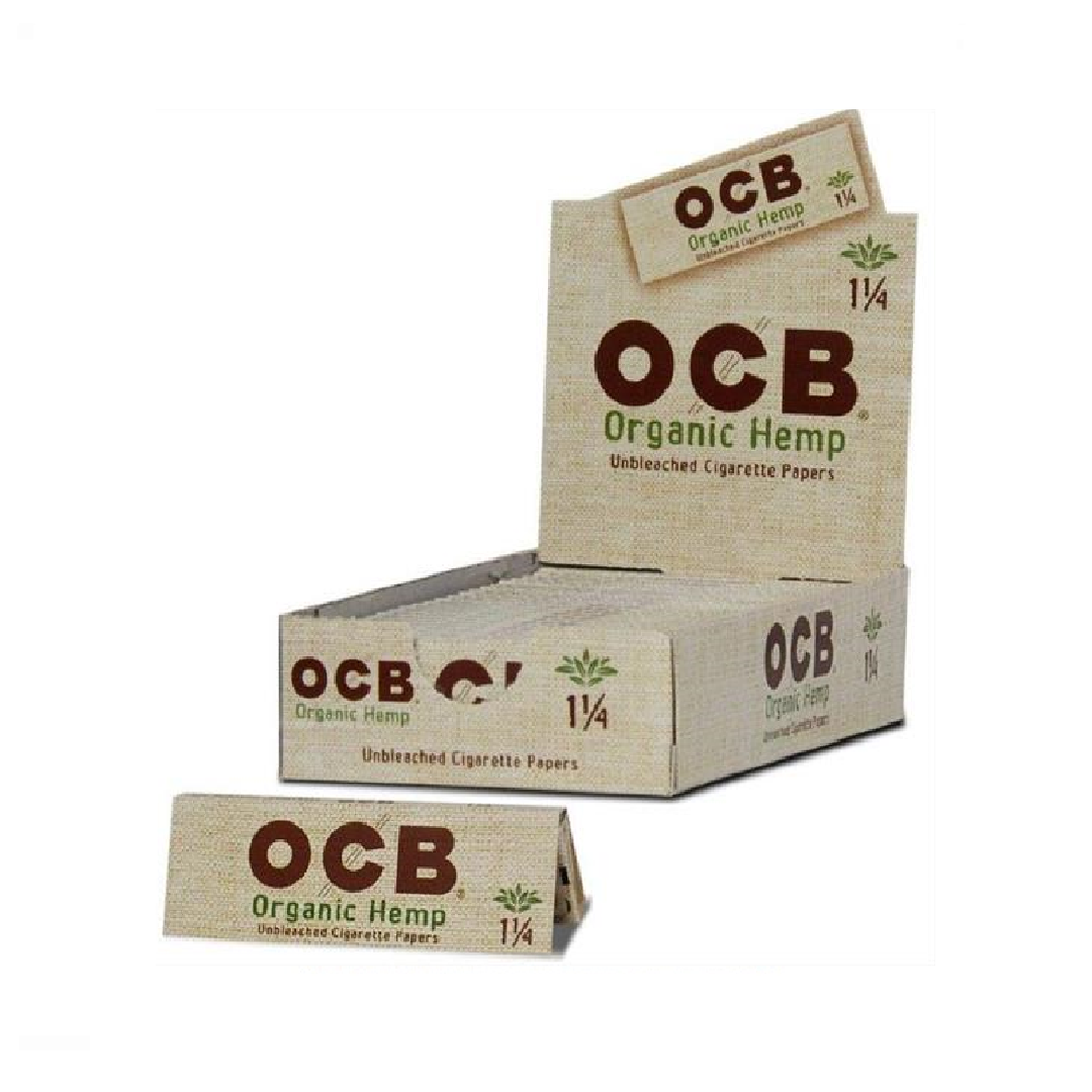 OCB Organic Hemp Unbleached Rolling Papers 1 1/4