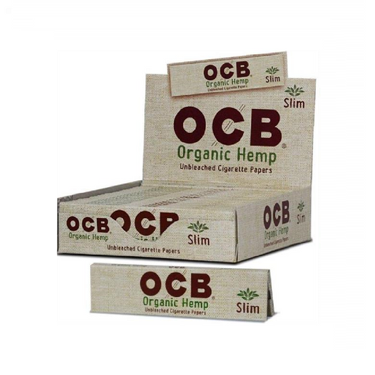 OCB Organic Hemp Unbleached Rolling Papers Slim