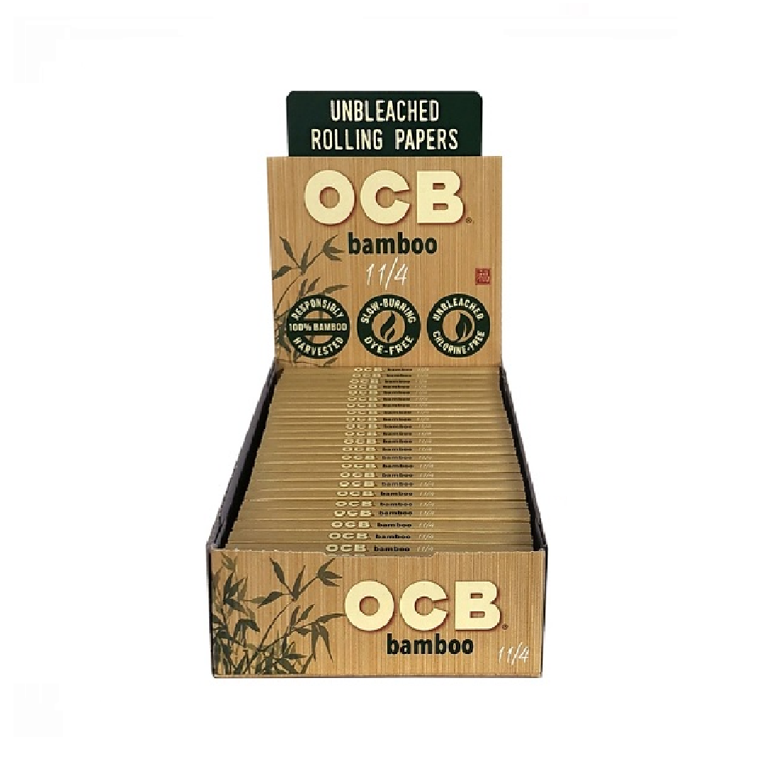 OCB Bamboo Unbleached Rolling Papers 1 1/4