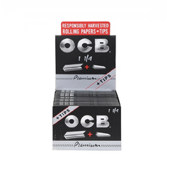OCB Premium Unbleached Rolling Papers & Tips 1 1/4