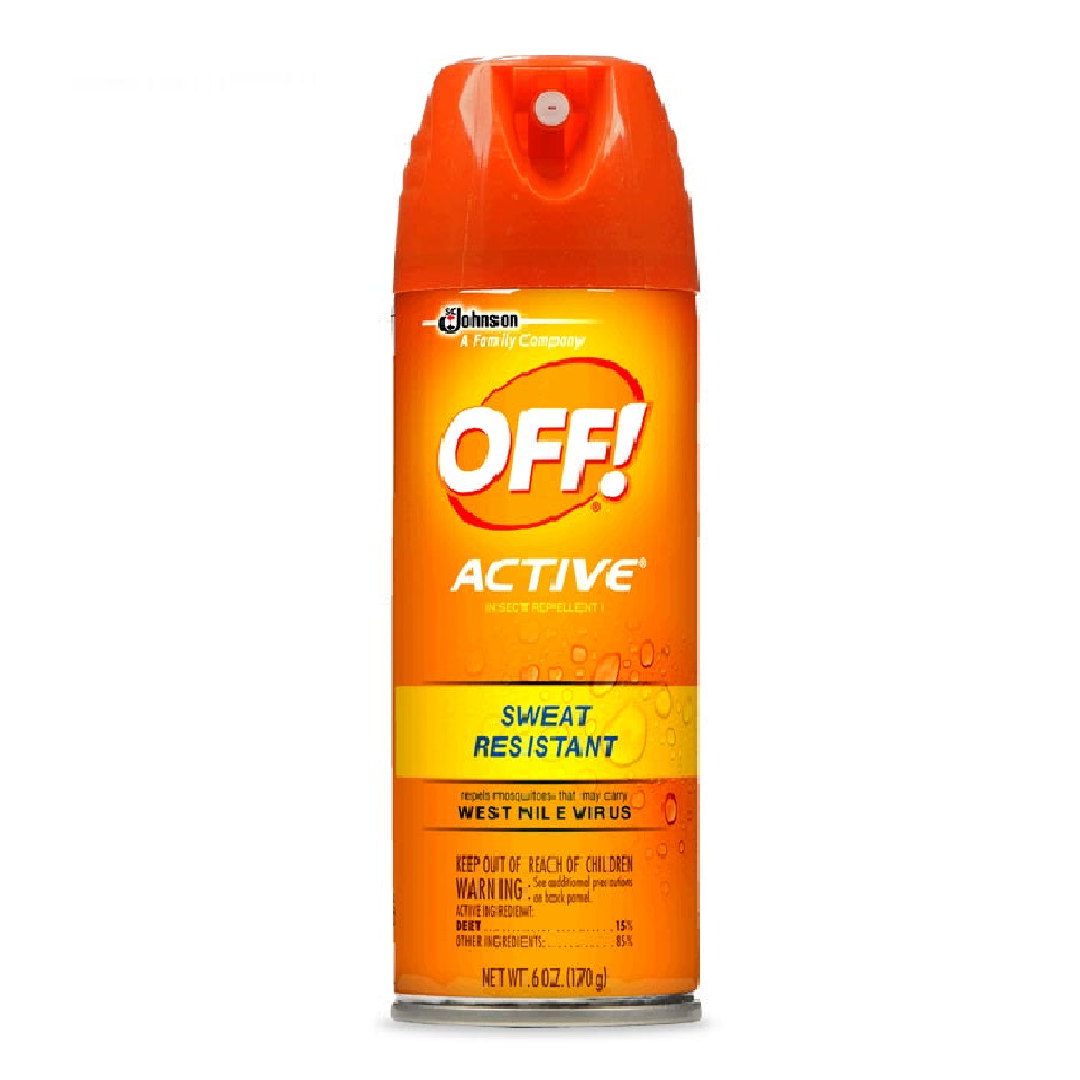 OFF! Active Sweat Resistant Bug Spray 6OZ