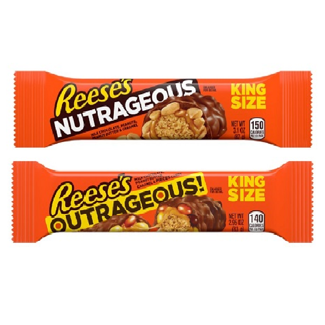 Reese's Nutrageous & Outrageous King Size 2.95 oz