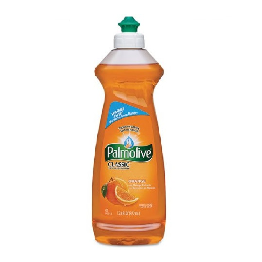 Palmolive Liquid Dish Soap Bottles Anti-Bacterial Orange 12.6 oz