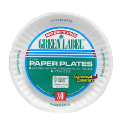 Nature's Own Green label Paper Plates 6