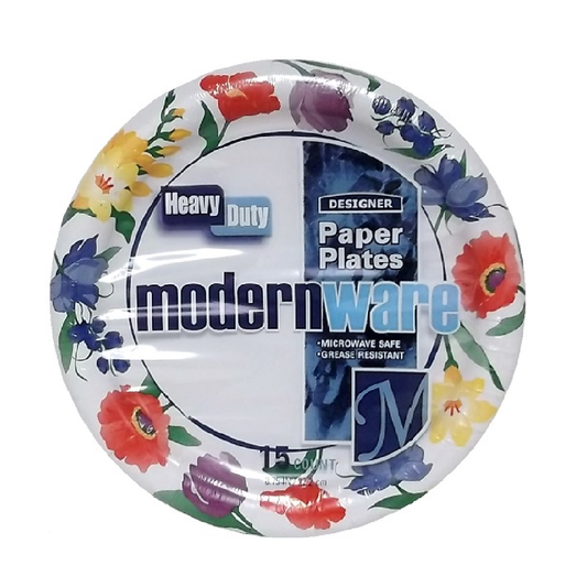 Modern Ware Paper Plates 8 5/8"