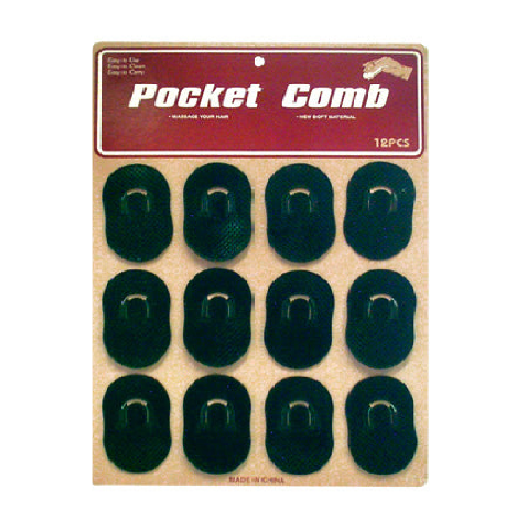 Pocket Comb Brushes 12CT