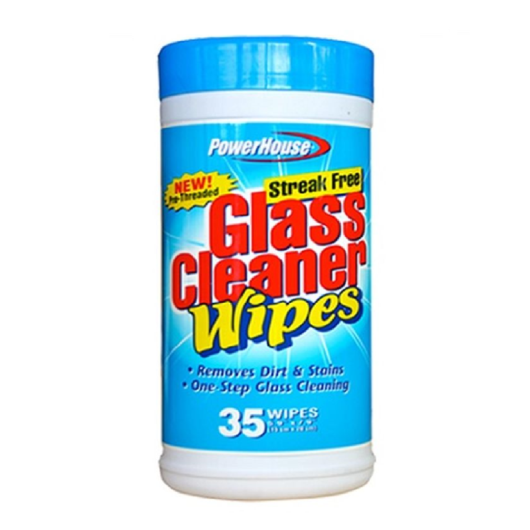 PowerHouse Glass Cleaner Wipes