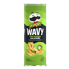 Pringles Wavy Jalapeno Chip Cans 4.8 oz