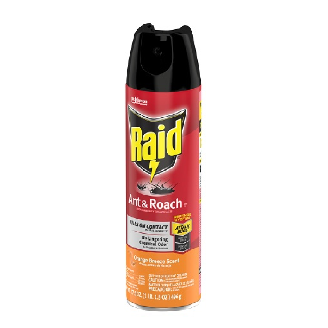 Raid Ant & Roach Orange Breeze 17.5OZ