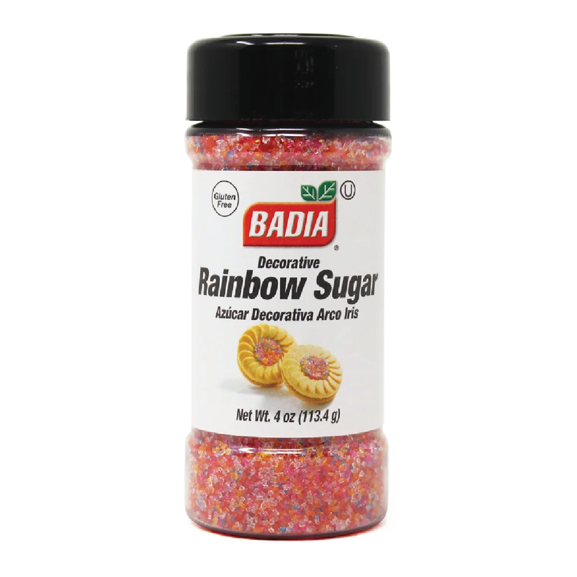 Badia Decorative Rainbow Sugar 4oz