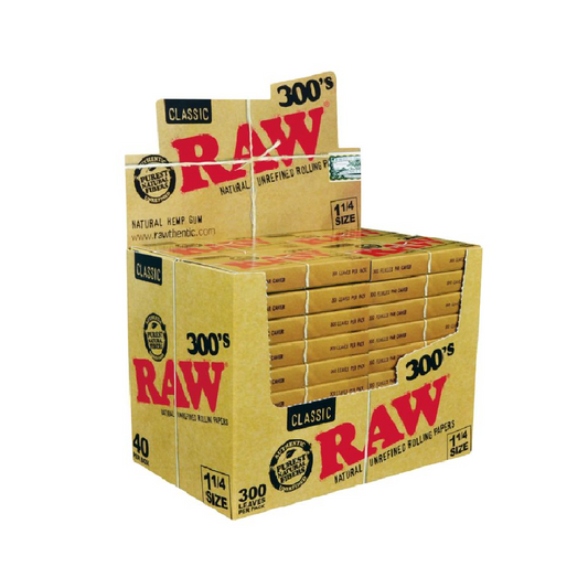 Raw Classic 300's Rolling Papers 1 1/4