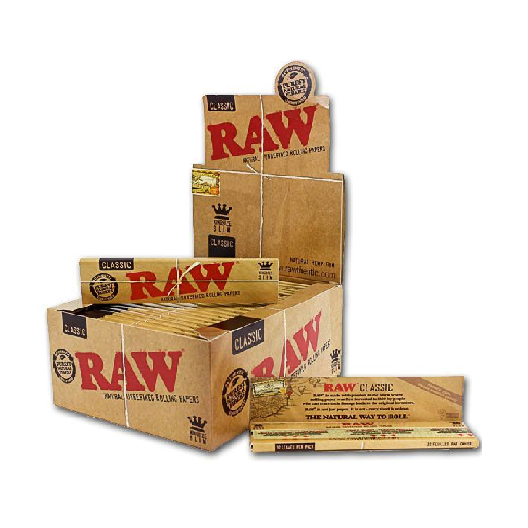 Raw Classic Rolling Papers King Slim