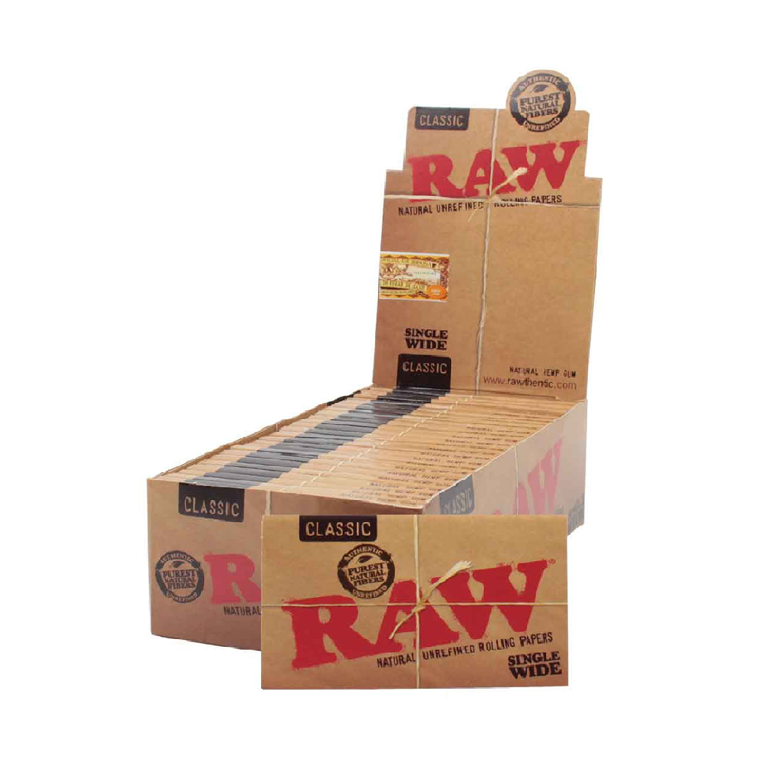 Raw Classic Rolling Papers Single Wide