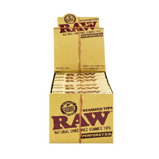 Raw Gummed Perforated Rolling Tips