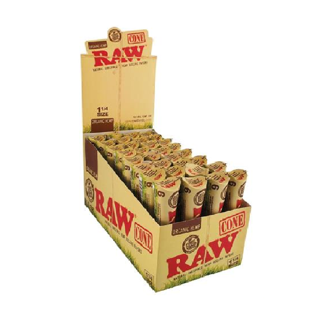 Raw Organic Rolling Cones 1 1/4