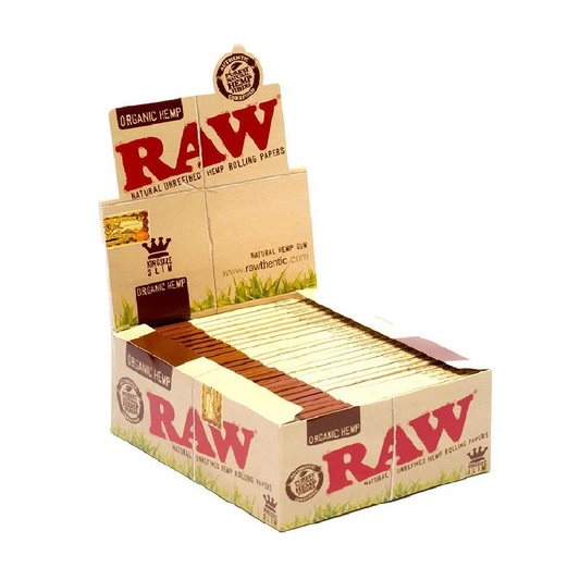 Raw Organic Hemp Rolling Papers King Slim