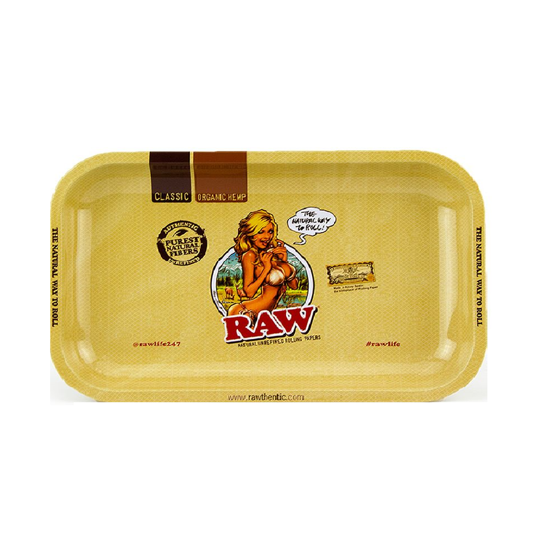 RAW Girl Small & Large Size Rolling Trays