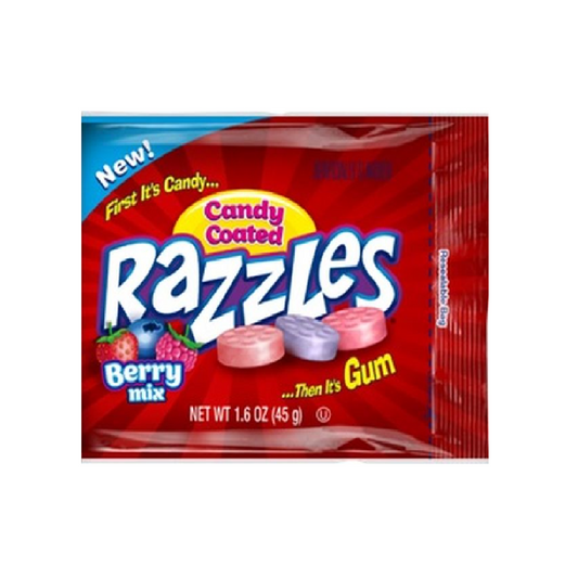 Razzles Berry Mix Gum 1.6OZ