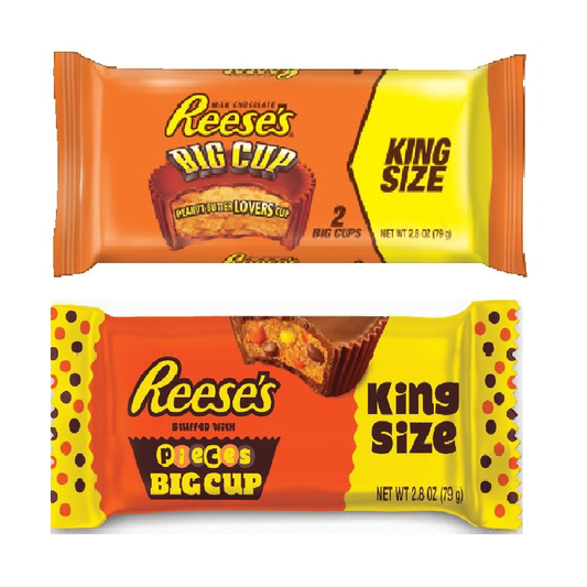 Reese's King Size Bar Big Cup With Pretzels 2.8 oz