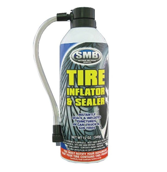 SMB Tire Inflator & Sealer With Hose 12 oz