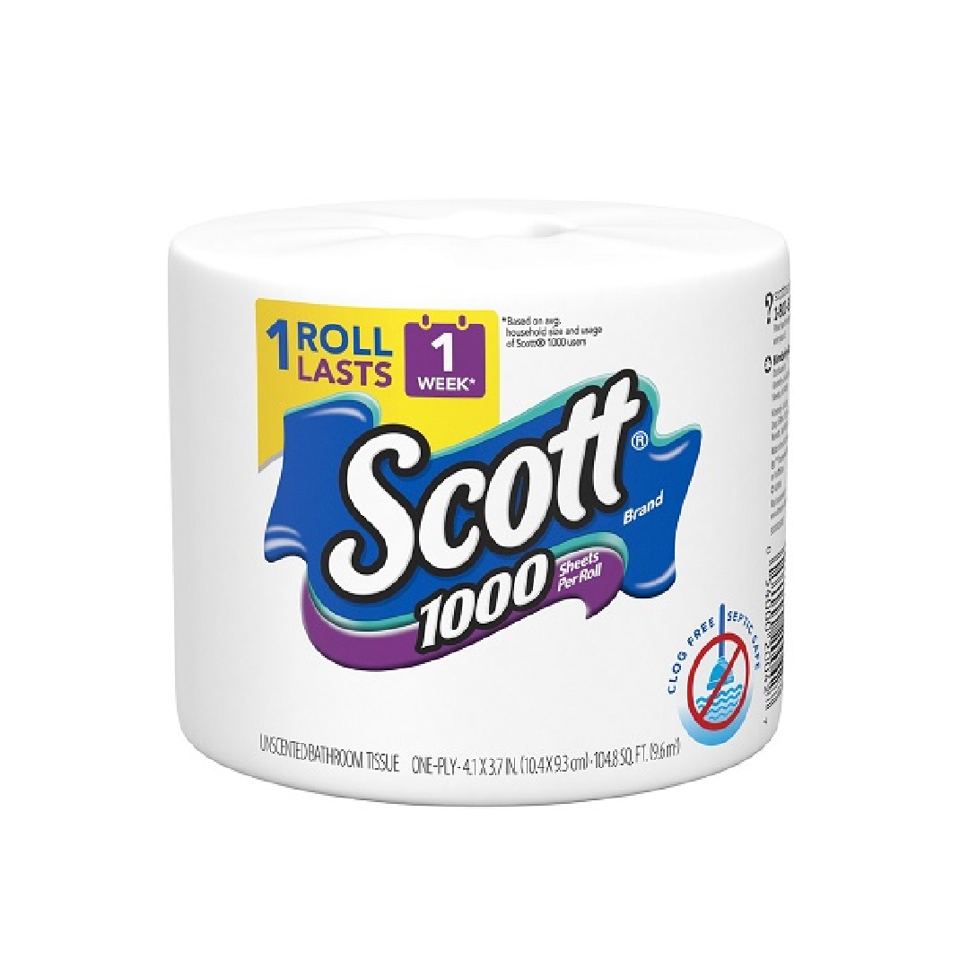 Scott Single Roll Tissues