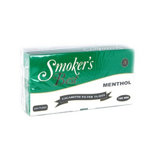 Smoker's Best Menthol Cigarette Tubes 100's