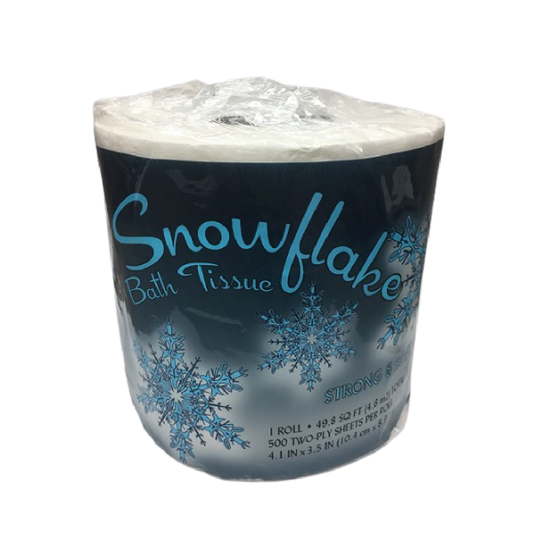 Snowflake Single Roll Tissues