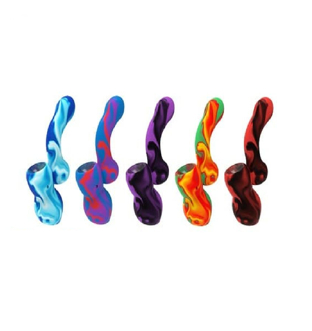 TSUNAMI Assorted Colors Silicone Bubblers