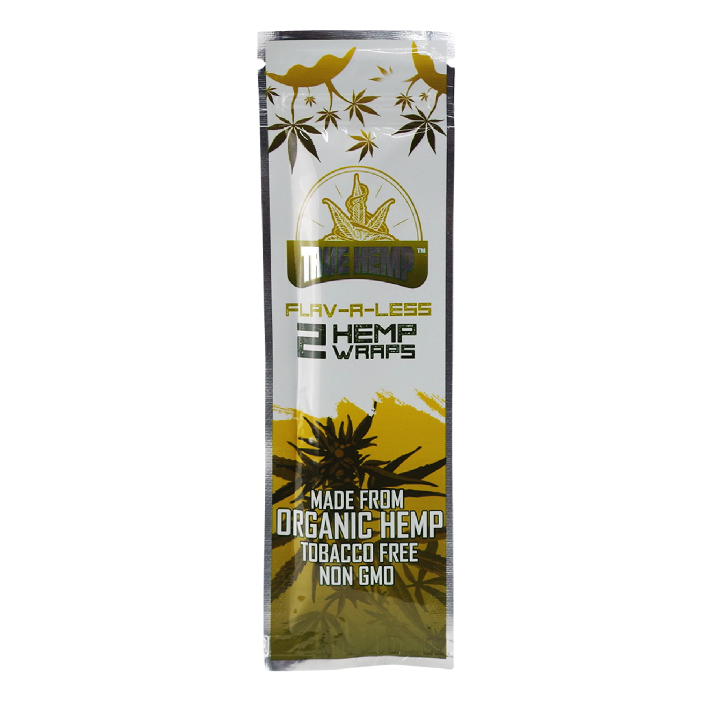 True Hemp Flav-R-Less Wraps 2PK