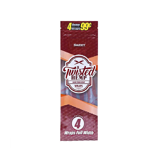 Twisted Hemp Sweet Wraps 4pk