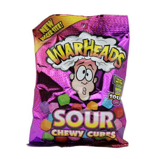 Warheads Sour Chewy Cubes 5OZ
