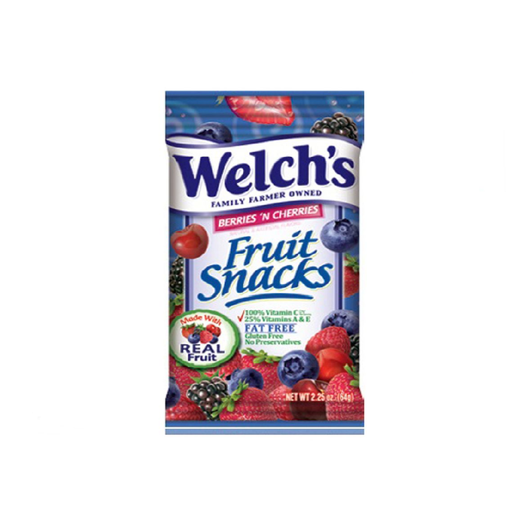 Welch's Fruit Snacks Berries & Cherries 2.25 oz