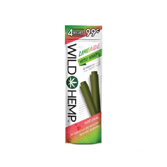 Wild Hemp Limeaide Hemp Wraps 4pk