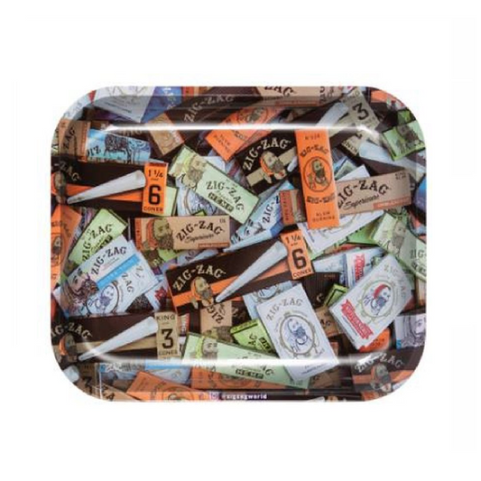 Zig Zag Paper Mix Large Rolling Trays