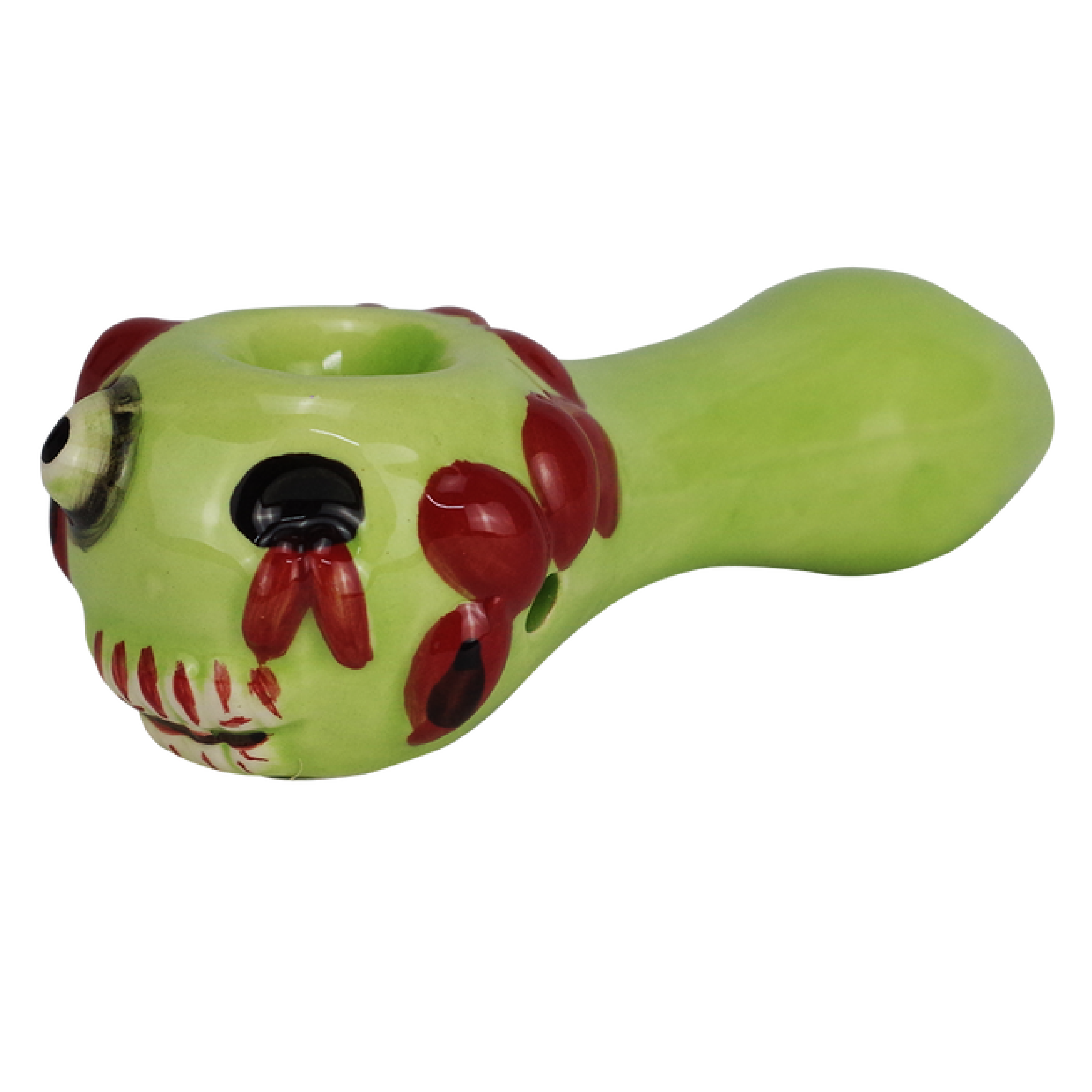 Zombie Design Ceramic Hand Pipe 4.7