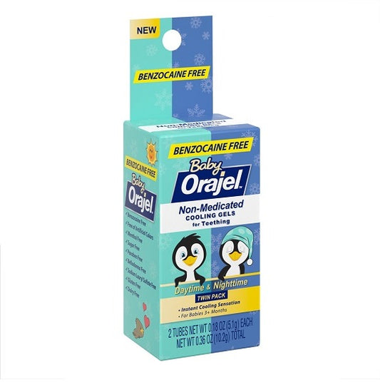 Baby Orajel Day & Night Twin Pack .36OZ