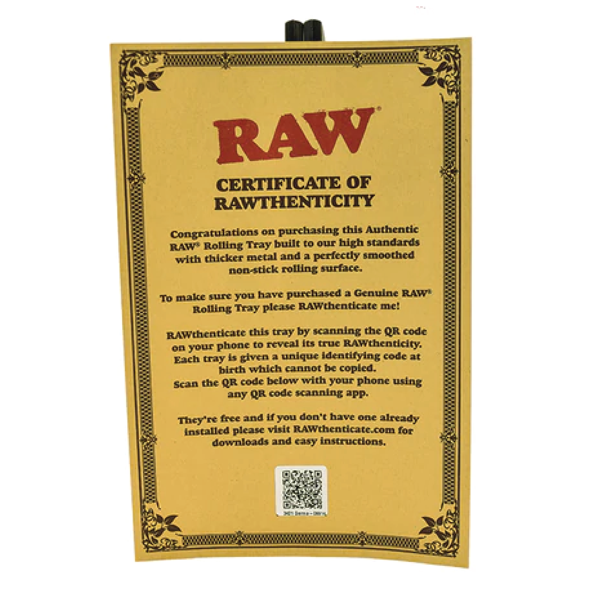 RAW Black Gold Collectors Rolling Tray ( LIMITED EDITION )