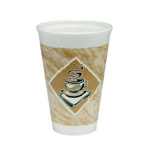 Dart Foam Drink Cups 16OZ (25 Cups)