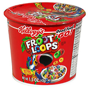 Kellogg's Fruit Loops Cup 1.5OZ