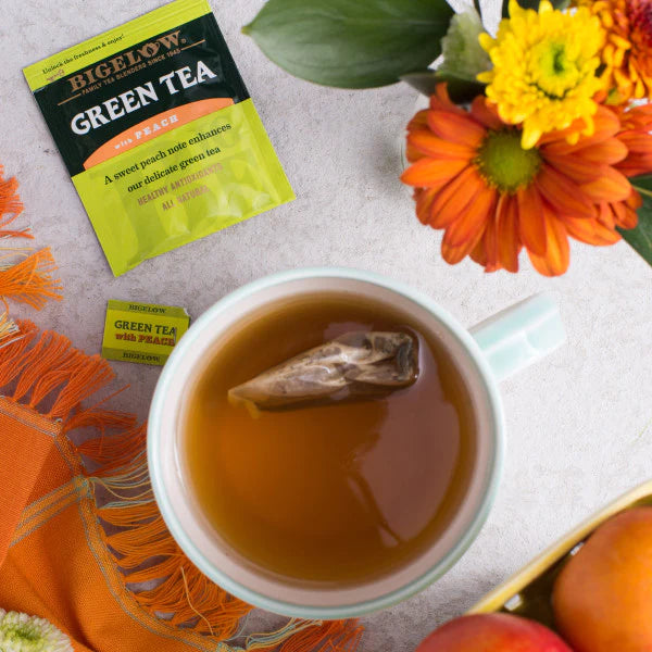 Bigelow Peach Green Tea | 20 Tea Bags