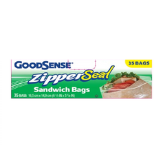 GoodSense Zipper Storage Bags