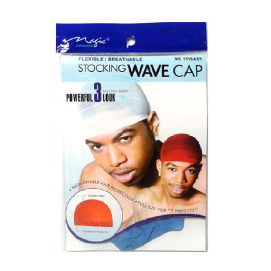 Magic Collection Wave Caps Assorted Colors 12CT