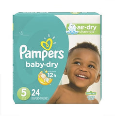Pampers Baby Dry Diapers #5