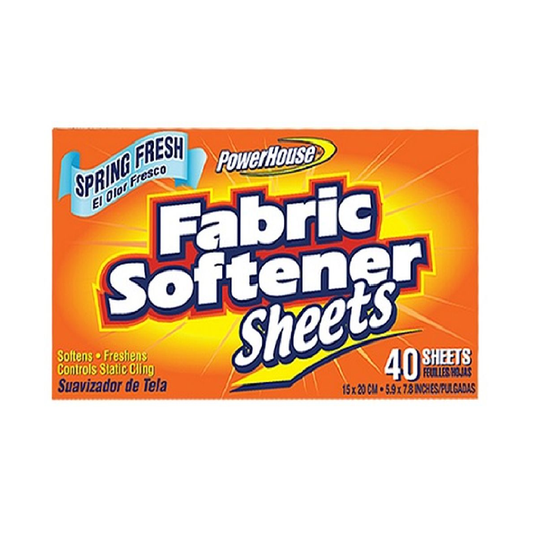 Power House Fabric Sheets Spring Fresh