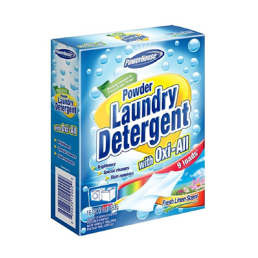 PowerHouse Fresh Linen Powder Detergent 16 OZ