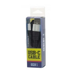 Gen1 Black USB-C Cable 3FT