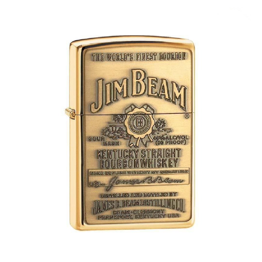 Zippo Brass Jim Bean Lighter